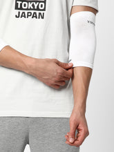 Young Wings Antibacterial Bamboo Fabric Elbow Protector for Unisex- Pack of 2 Pairs, colour: White